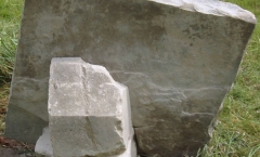 Rugged stone installation Rugged stone installation