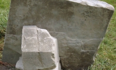 Rugged stone installation