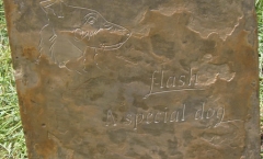 Pet gravestone carved sandstone Pet gravestone carved sandstone