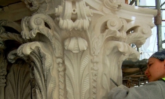 Architectural Corinthian capital - Portland stone