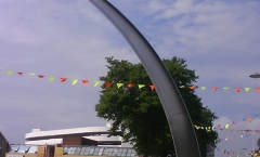 The town clock - Ebbw Vale - High Street