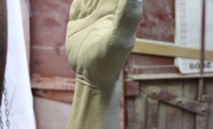 Portland stone hand