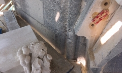 See Katherine's stone carving ready to be installed