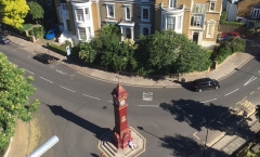 View of Highbury's clock