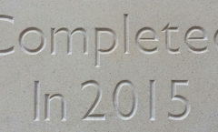 Commemorative - stone plaque