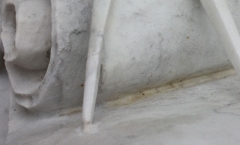 Smallest marble repair in world - 30mm x 6mm x 10mm Smallest marble repair in world - 30mm x 6mm x 10mm