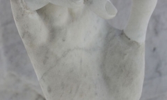 Repairs to marble hand