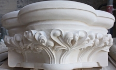 Internal architectural carved capitals