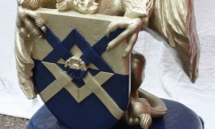 Painted heraldry