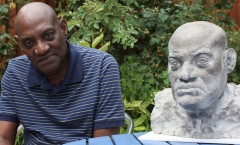 Darcus Howe and his portrait