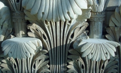Pillaster capitals - acanthus leaves Pillaster capitals - acanthus leaves