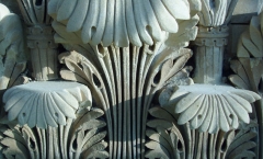 Pillaster capitals - acanthus leaves 