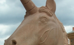 Unicorn statue