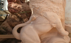 Statue - carving stage 1