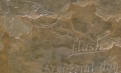 Pet memorial stone - Flash