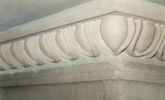 Egg and dart carvings